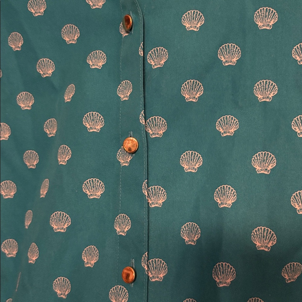 Chicos Button Down Blouse Size Small - image 5